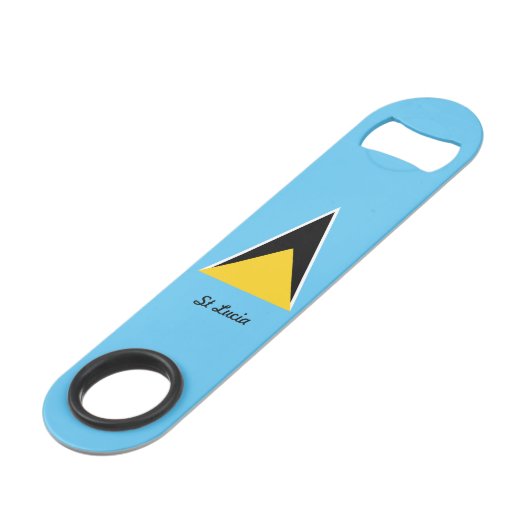 St Lucia Speed Flaschenöffner (Vorderseite Schrägansicht)