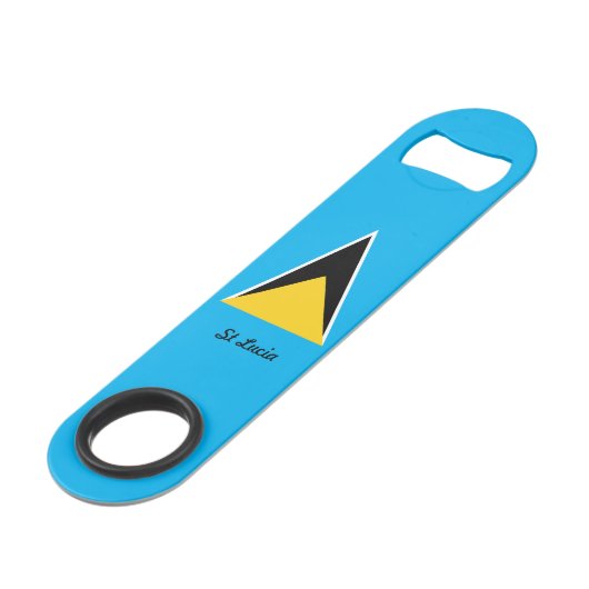 St Lucia Speed Flaschenöffner (Rückseite Schrägansicht)