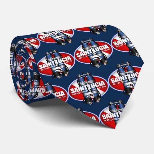 St. Lucia (ST) Krawatte (Gerollt)