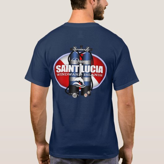 St. Lucia (ST) T-Shirt (Rückseite)