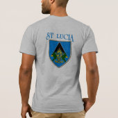 St Lucia T-Shirt (Rückseite)