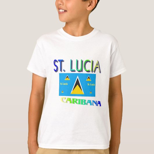 St. Lucia T-Shirt (Vorderseite)