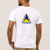 St Lucia T-Shirt (Rückseite)