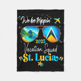 St. Lucia Urlaub Familie Freunde Ausflug Kreuzfahr Fleecedecke