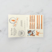 St. Lucia Wedding Passport Einladung (Innenseite)