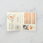 St. Lucia Wedding Passport Einladung (Innenseite)