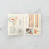 St. Lucia Wedding Passport Einladung (Innenseite)