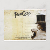 St. Lucia Winter Greetings Card Postkarte (Rückseite)