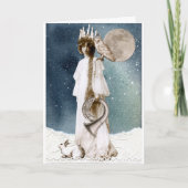 St. Lucia Winter Greetings Karte (Vorderseite)