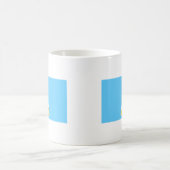 St- Luciaflagge Kaffeetasse (Mittel)