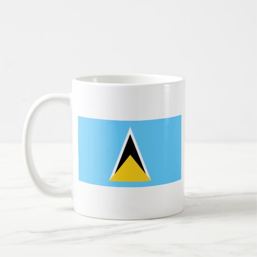 St- Luciaflagge Kaffeetasse (Links)