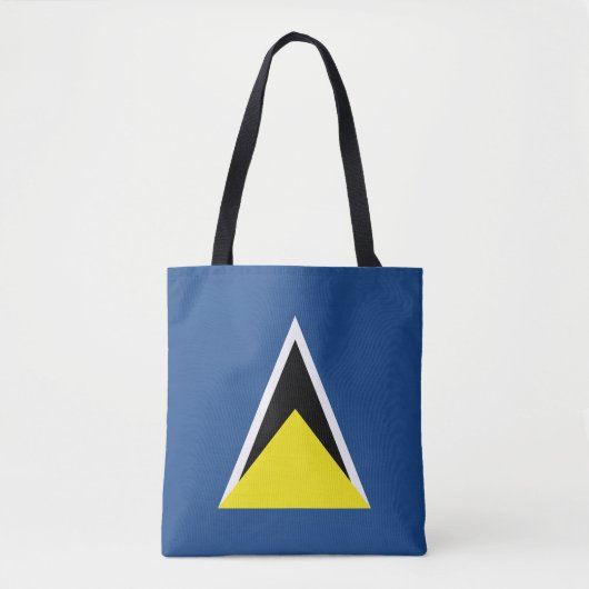 St- Luciaflagge Tasche (Vorderseite)