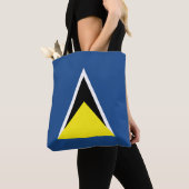 St- Luciaflagge Tasche (Von Nahem)