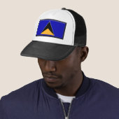 St- Luciaflagge Truckerkappe (Beispiel)