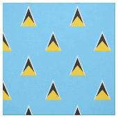 St- Luciaflaggengewebe hellblau Stoff (Muster)