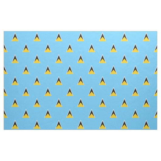 St- Luciaflaggengewebe hellblau Stoff (Fat Quarter (45,7 x 55,9 cm))