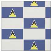 St- Luciaflaggengewebe Stoff (Muster)
