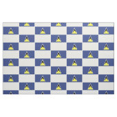 St- Luciaflaggengewebe Stoff (Fat Quarter (45,7 x 55,9 cm))