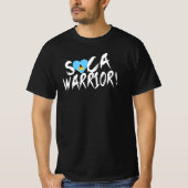 St. Lucian Soca Warrio Fahne T-Shirt (Vorderseite)