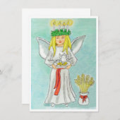 St- Luciatageseinführung JL Biel Dankeskarte (Vorne/Hinten)