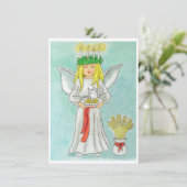 St- Luciatageseinführung JL Biel Dankeskarte (Stehend Vorderseite)