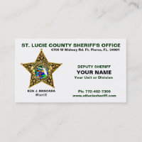 St-Lucie Landkreis-Sheriff-Geschäfts-Karte