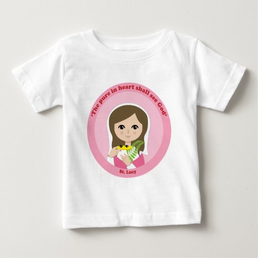 St. Lucy Baby T-shirt (Vorderseite)
