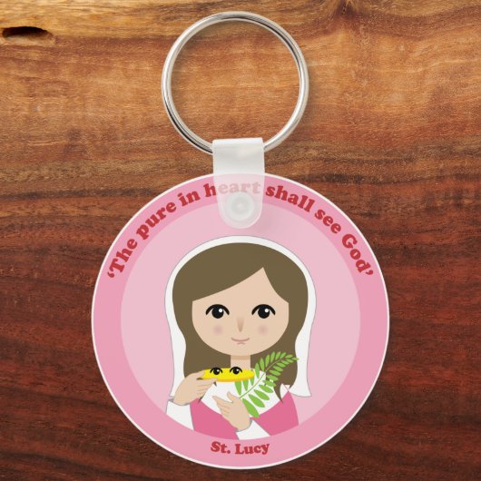 St. Lucy Schlüsselanhänger (Vorderseite)