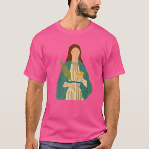 St. Lucy St. Lucia Schutzpatron der Augen und Blin T-Shirt