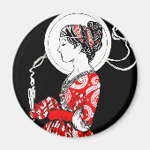 St. Lucy von Syrakus Magnet (Vorne)