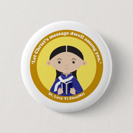 St. Lucy Yi ZhenMei Button (Vorderseite)