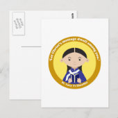 St. Lucy Yi ZhenMei Postkarte (Vorne/Hinten)