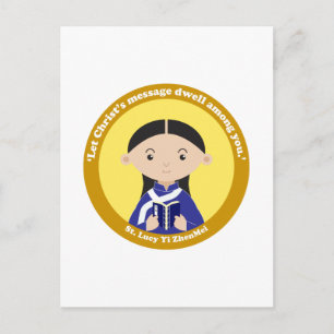 St. Lucy Yi ZhenMei Postkarte