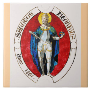 St. Ludwig IX. von Frankreich Schutzpatron der Kön Fliese
