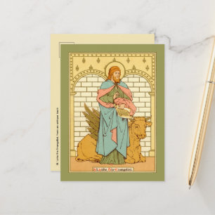 St. Lukas der Evangelist (RLS 08) Postkarte
