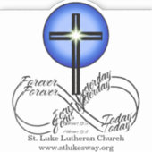St Luke Decal Aufkleber (Vorderseite)