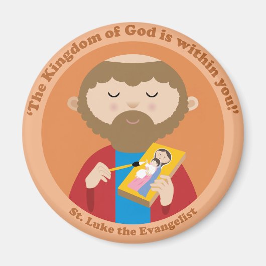 St. Luke der Evangelist Magnet (Vorne)