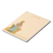 St. Luke der Evangelist (RLS 08) 5,5"x6" Notizblock (Rotiert)