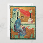 St. Luke der Evangelist von Andrei Rublev Postkarte (Vorne/Hinten)