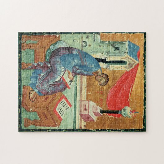 St. Luke der Evangelist von Andrei Rublev Puzzle (Horizontal)