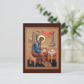 St. Luke, die Evangelistische Gebetskarte Postkarte (Stehend Vorderseite)