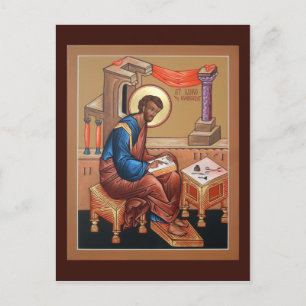 St. Luke, die Evangelistische Gebetskarte Postkarte