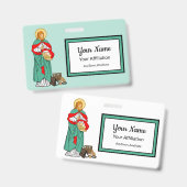 St. Luke, geliebter Arzt (RLS 08; MedVers.) Ausweis (Front & Back)