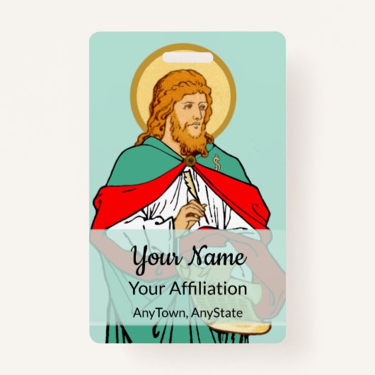 St. Luke, geliebter Arzt (RLS 08; MedVers.) Ausweis (Rückseite)