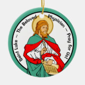 St. Luke, geliebter Arzt (RLS 08; MedVers.) Keramik Ornament (Vorne)