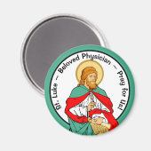 St. Luke, geliebter Arzt (RLS 08; MedVers.) Magnet (Vorderseite/Rückseite)