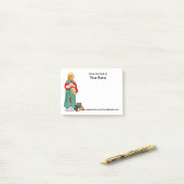 St. Luke, geliebter Arzt (RLS 08; MedVers.) Post-it Klebezettel (Auf Schreibtisch)