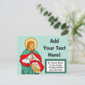 St. Luke, geliebter Arzt (RLS 08; MedVers.) Postkarte (Stehend Vorderseite)