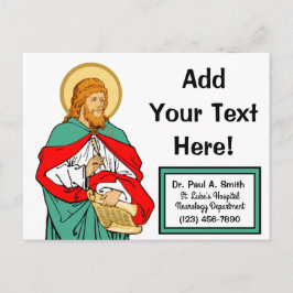 St. Luke, geliebter Arzt (RLS 08; MedVers.) Postkarte