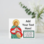 St. Luke, geliebter Arzt (RLS 08; MedVers.) Postkarte (Stehend Vorderseite)